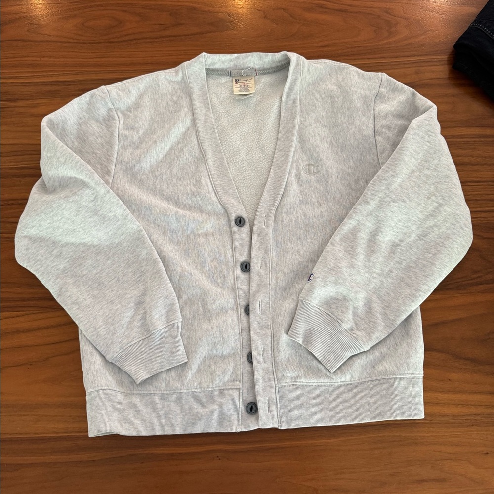 Champion Light Gray Cardigan